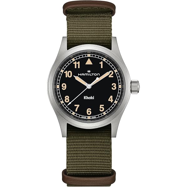 Amazon.com: Hamilton Khaki Field Khaki Quartz Men's Watch, 33mm